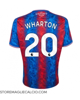 Crystal Palace Adam Wharton #20 Maglia Gara Casa Repliche 2024-25 Maniche Corte